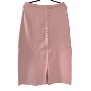 STRETCH LIGHT PINK PENCIL SKIRT